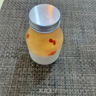 桃胶撞奶的做法步骤：7