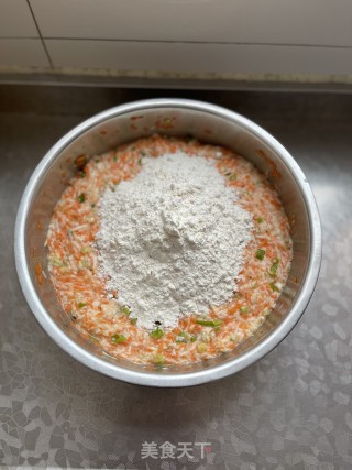 山药胡萝卜鸡蛋饼的做法步骤：5