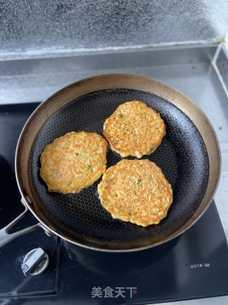 山药胡萝卜鸡蛋饼的做法步骤：8