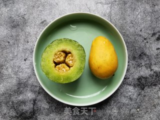 芒果甜瓜麦片酸奶杯的做法步骤：1
