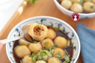 土豆肉丸酸辣汤的做法步骤：11