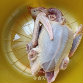 竹荪虫草花玉米炖鸽子的做法步骤：3