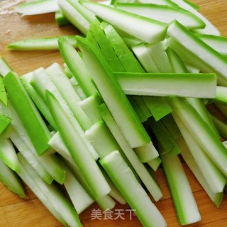 小炒瓠子皮的做法步骤：3