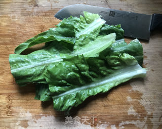 蚝油油麦菜的做法步骤：3