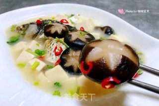香菇鲫鱼豆腐汤#懒人快手餐#的做法步骤：14