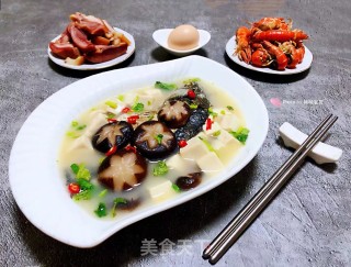 香菇鲫鱼豆腐汤#懒人快手餐#的做法步骤：15