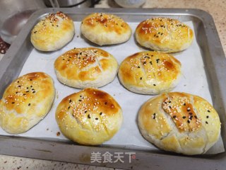 豆沙馅烧饼（烤箱版）的做法步骤：30