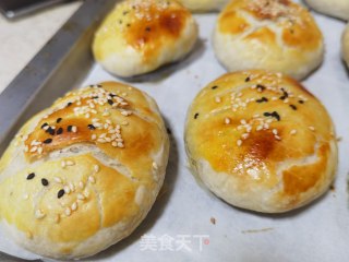 豆沙馅烧饼（烤箱版）的做法步骤：31