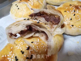 豆沙馅烧饼（烤箱版）的做法步骤：32