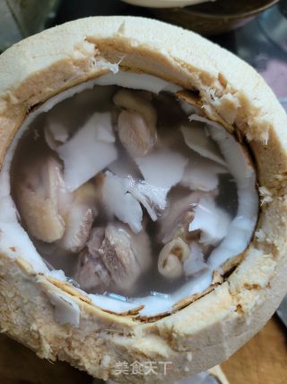 原只椰子炖鸡的做法步骤：5