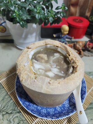 原只椰子炖鸡的做法步骤：10