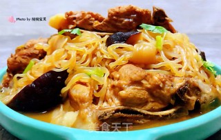 香菇魔芋炖排骨的做法步骤：12