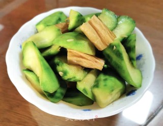 丝瓜炒腐竹的做法步骤：10
