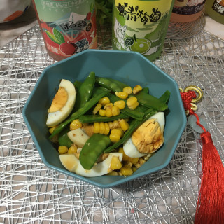 鸡蛋时蔬沙拉的做法步骤：7