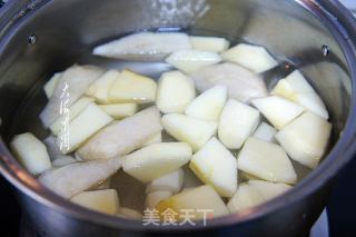 蔓越莓山药苹果梨汤的做法步骤：3