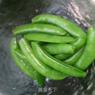白煮肉拌甜豆的做法步骤：6