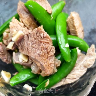 白煮肉拌甜豆的做法步骤：13