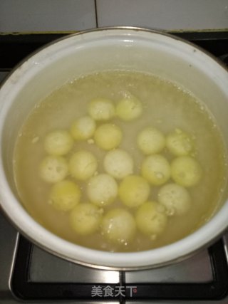 奶味煮汤圆的做法步骤：2