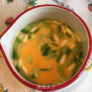 虾仁煎鸡蛋的做法步骤：4