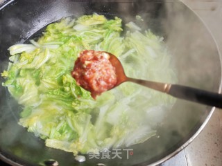 羊肉白菜丸子汤的做法步骤：22