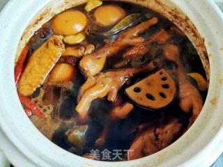 香辣卤鸡爪鸡翅的做法步骤：17