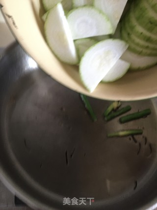 蒜苔炒节瓜的做法步骤：5