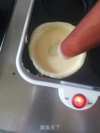 红豆车轮饼（自制豆沙馅）的做法步骤：16