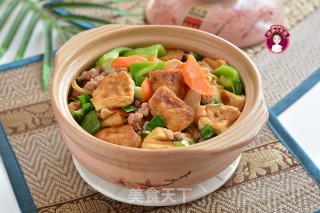 肉末豆腐煲的做法步骤：11