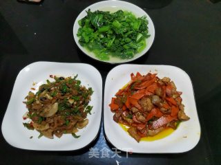 豆豉辣椒炒油渣的做法步骤：9