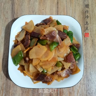 腊肉炒土豆的做法步骤：7
