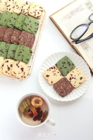 三种口味的蔓越莓饼干的做法步骤：13