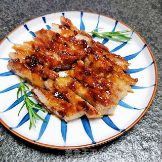 照烧猪颈肉的做法步骤：8