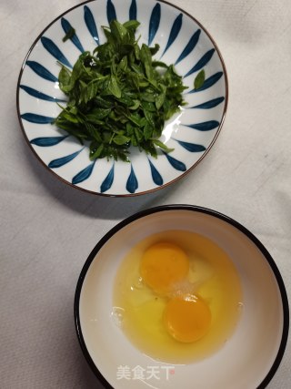 花椒叶炒鸡蛋的做法步骤：2