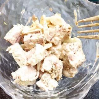 猪肉豌豆西兰花沙拉的做法步骤：4