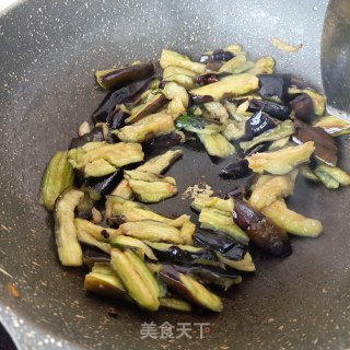 家常炒茄子的做法步骤：6