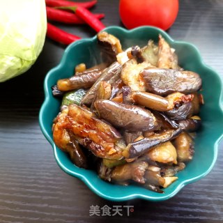 家常炒茄子的做法步骤：13