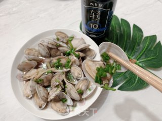 葱油花蛤的做法步骤：13