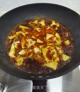 肉末豆腐皮炖粉条的做法步骤：11