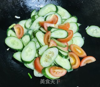 青瓜炒肉片的做法步骤：7