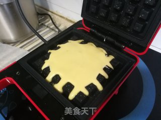南瓜华夫饼的做法步骤：6