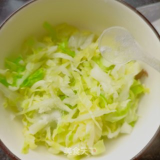 圆白菜拌鸽胸肉的做法步骤：7