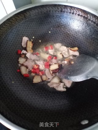 苦瓜炒肉的做法步骤：6