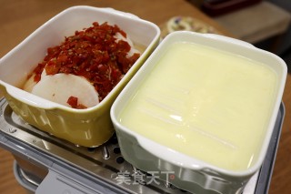 肉末豆腐蛋羹的做法步骤：6