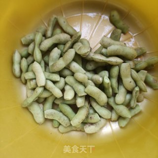 原味毛豆的做法步骤：3