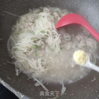 白萝卜汆肉丸的做法步骤：19