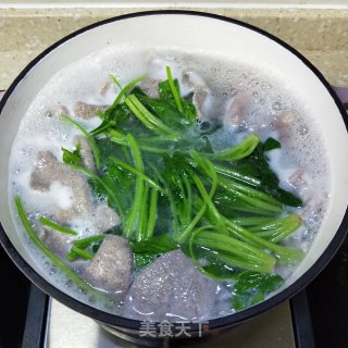 三及第菠菜汤的做法步骤：7