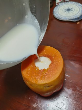 木瓜牛奶冻的做法步骤：11