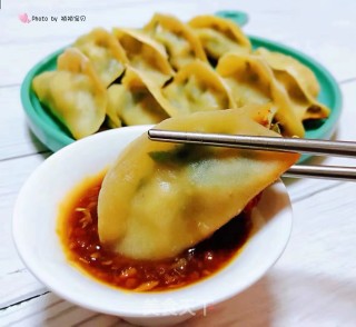 韭菜鲜肉锅贴的做法步骤：13