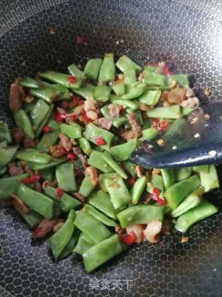 扁豆炒肉的做法步骤：6