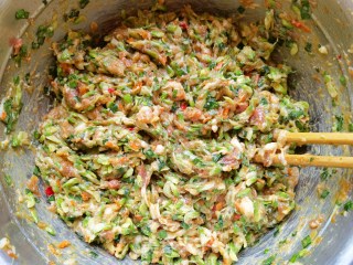 槐花韭菜猪肉饺的做法步骤：18